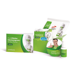 Zeige Details für VERTEBENE® Intensivprogramm, Intensivpackung, DVD, Broschüre, Rückenöl Bild von VERTEBENE® Intensivprogramm, Intensivpackung, DVD, Broschüre, Rückenöl