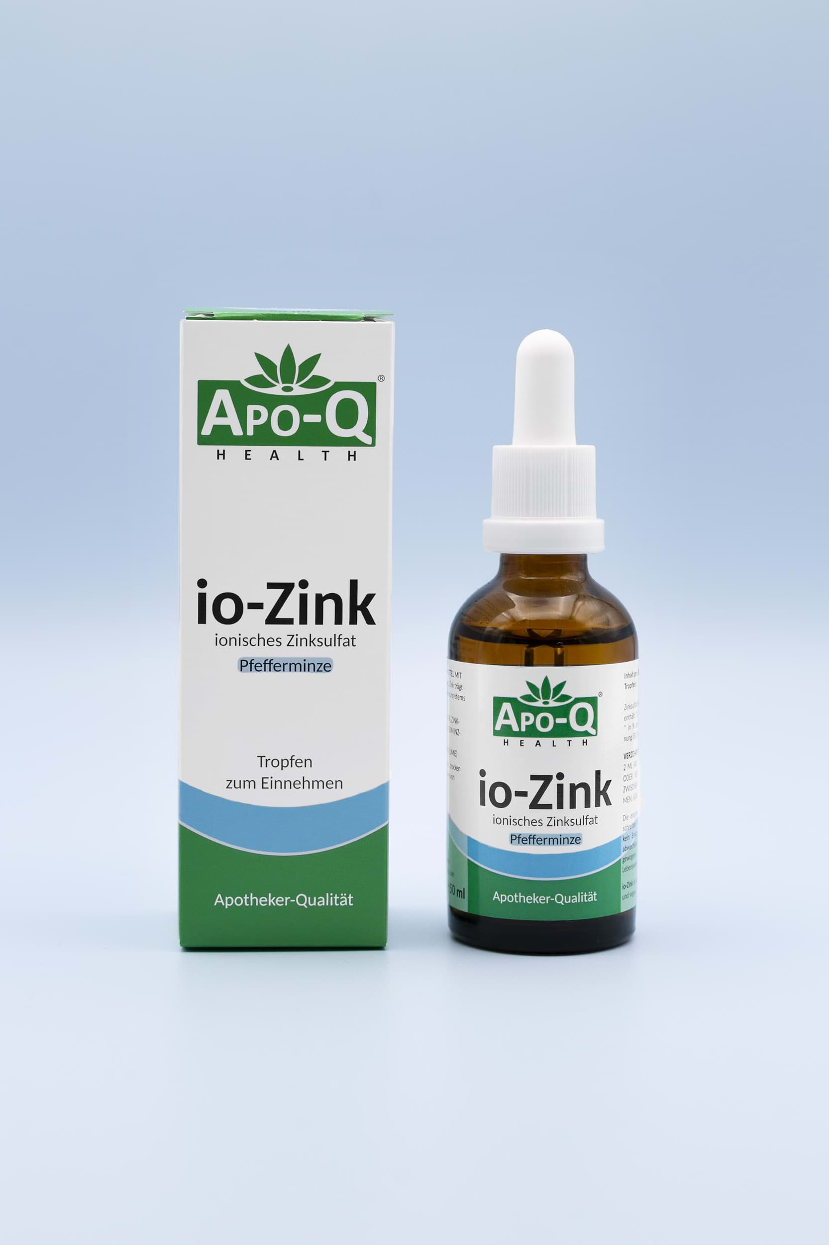 Bild von APO-Q io-Zink Pfefferminze 50ml