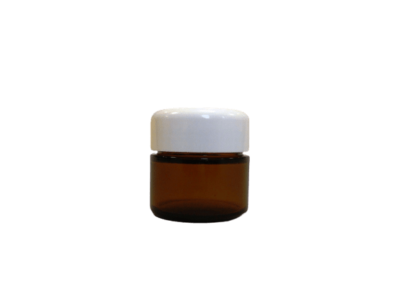 Bild von Glastiegel braun 50ml