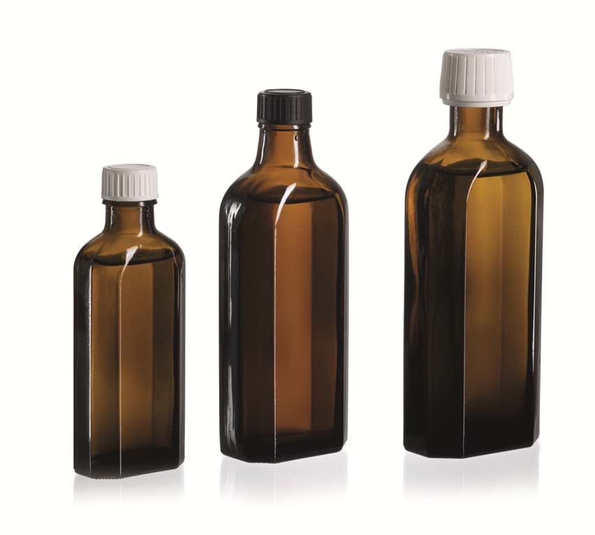 Bild von Glasflasche Meplat braun 500ml