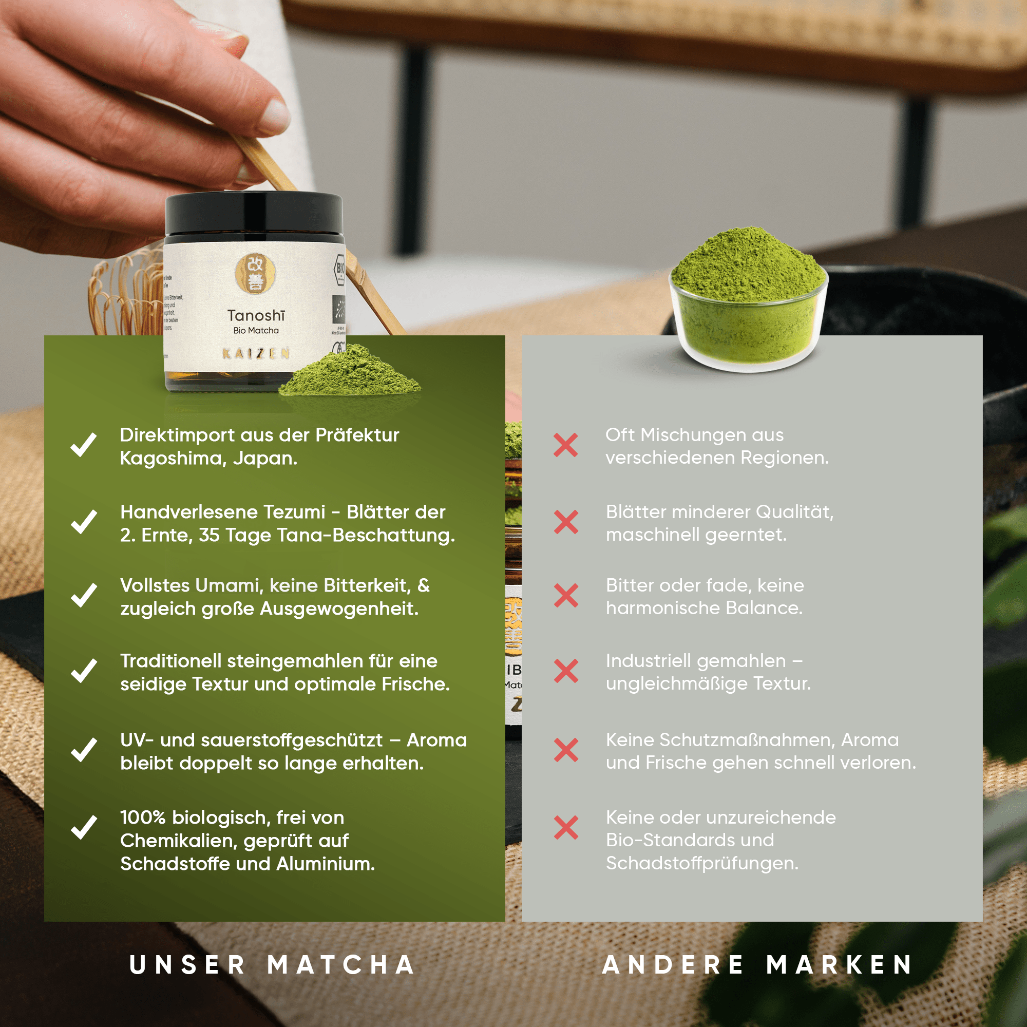 Fabelhafte Matcha Oder Grner Tee Bild