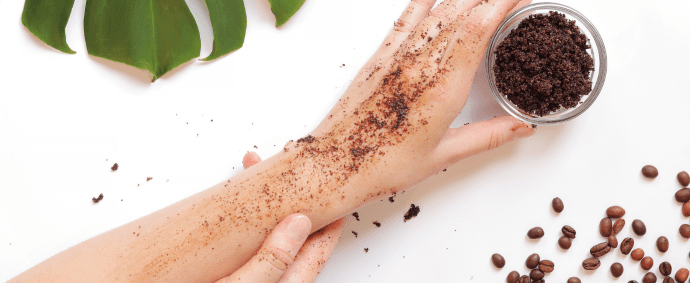 Exfoliante de azúcar con café DIY 