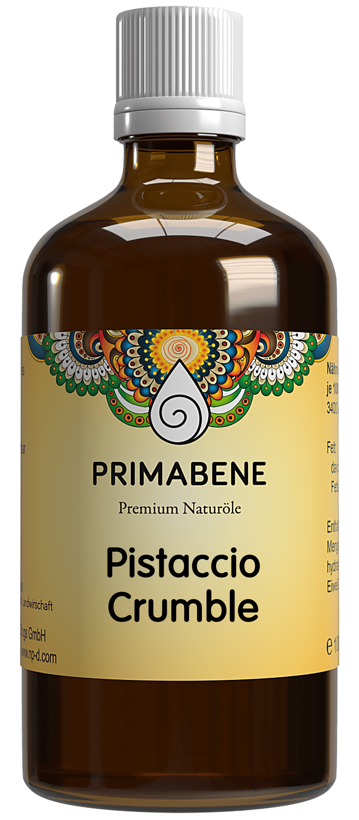 Imagen de Crumble de pistacho, mezcla de aceites perfumados